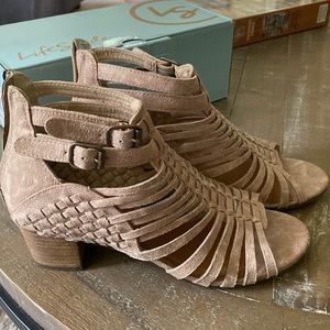 Very gently used heeled sandals